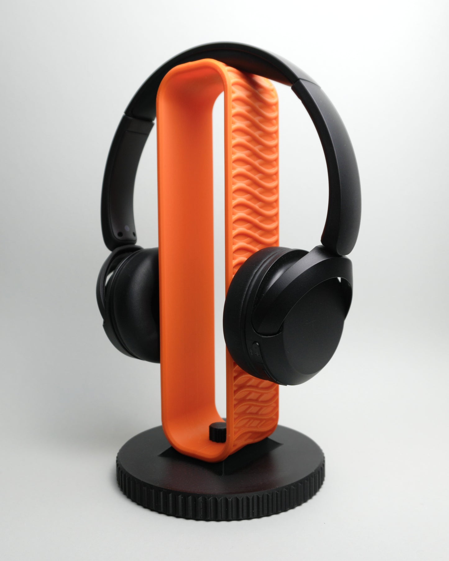 Modern Tech Style Headphone Stand - Futuristic 3D Printed Headset Holder for Minimalist Home