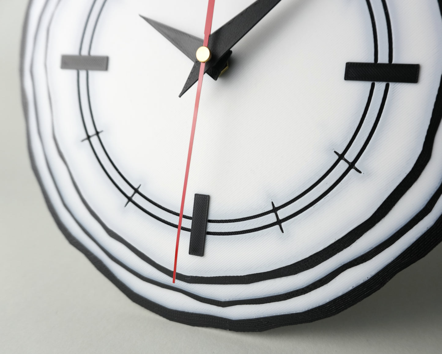 3D Sketch Wall Clock – Decorative Clock for Study Room, Studio, or Home Library 22cm Diameter