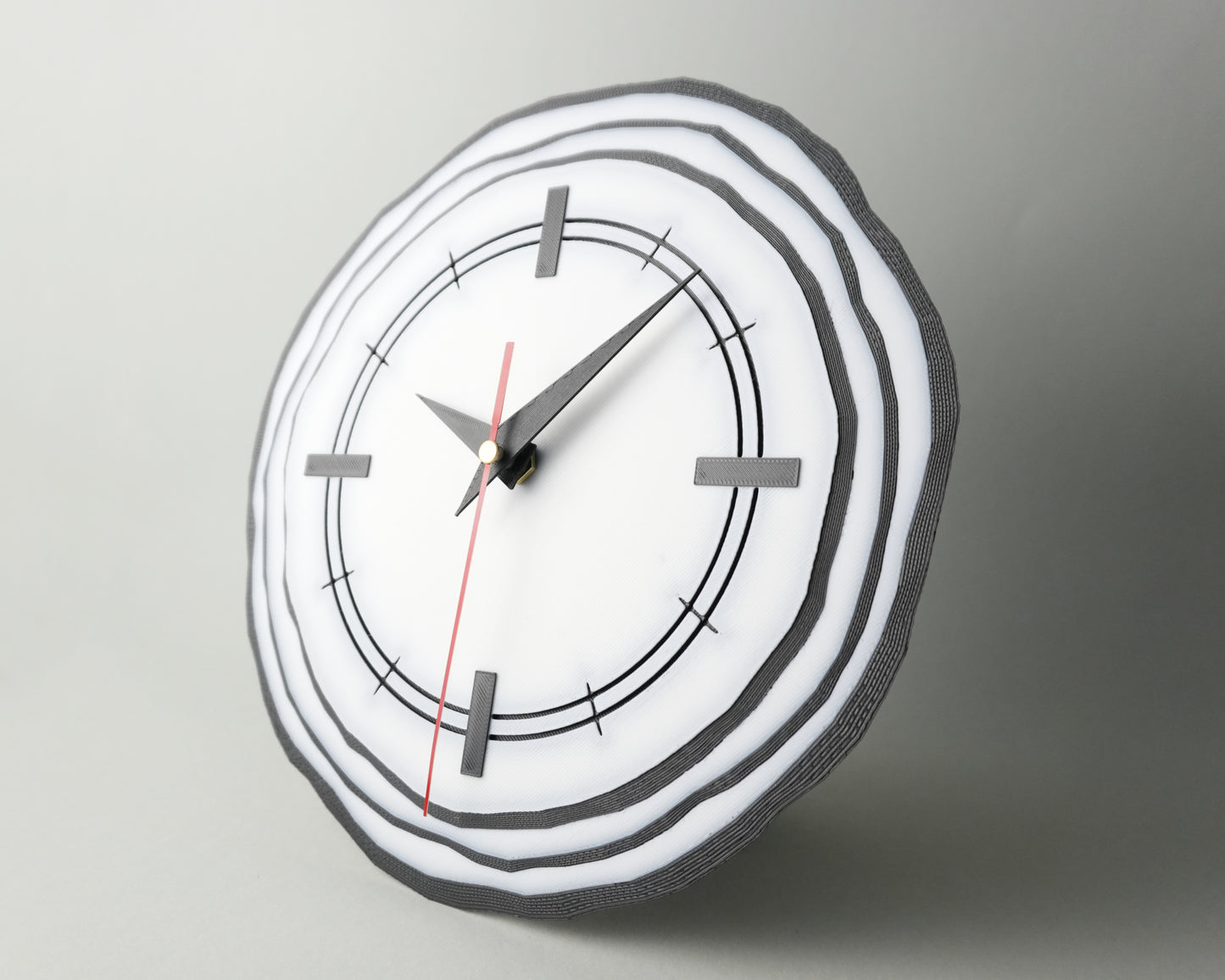 3D Sketch Wall Clock – Decorative Clock for Study Room, Studio, or Home Library 22cm Diameter