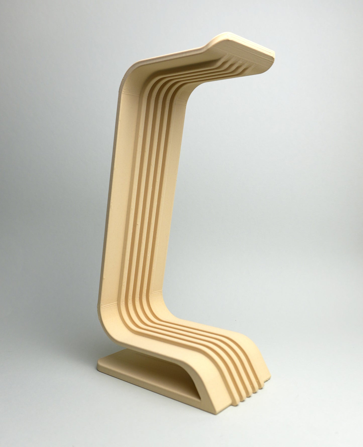 Sculptural Headphone Stand – Minimalist 3D-Printed Headset Hanger